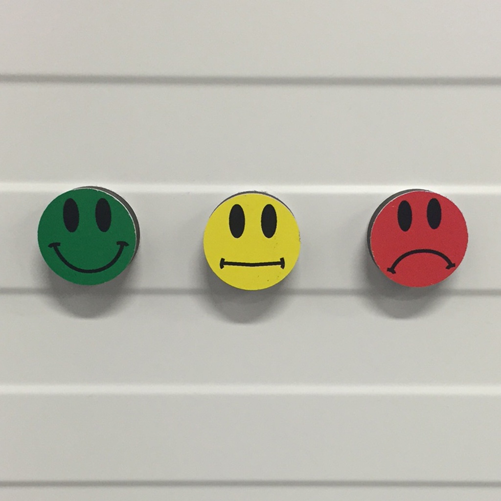 Smiley épaisseur 10 mm - lot de 10