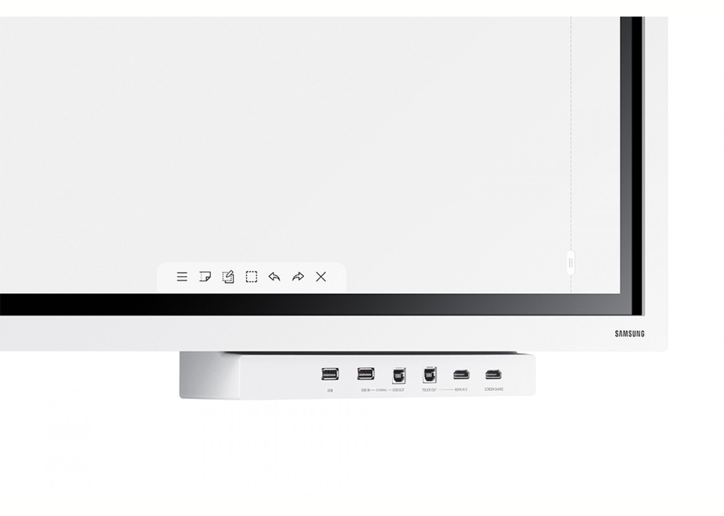 Flipboard 65' avec ports façade