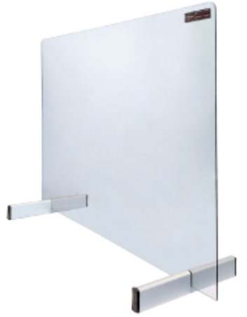 Vitre de protection standard sans ouverture