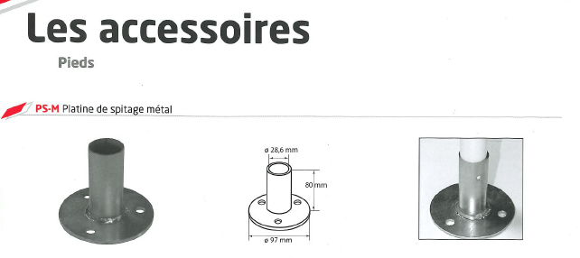 TRILOGIC - PS-M Platine de spitage métal