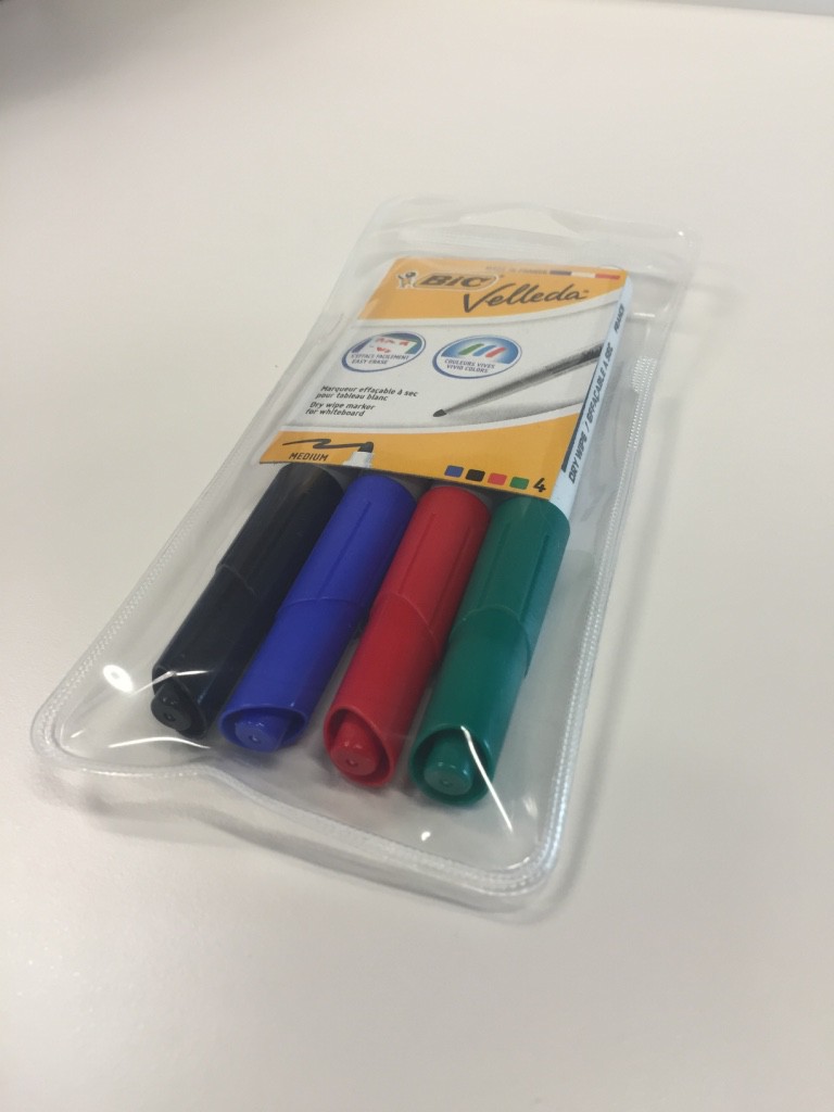 Feutre Velleda Bic x4