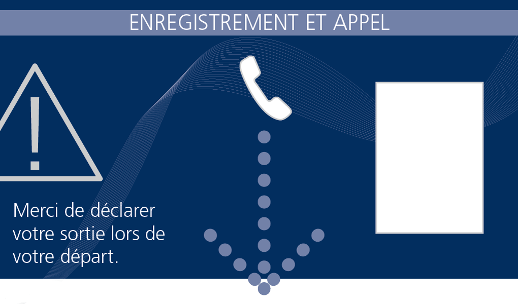 Panneau d'enregistrement