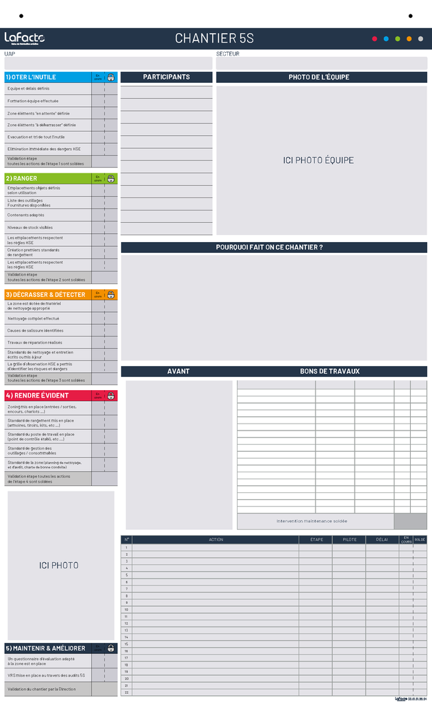 Formulaire  5S