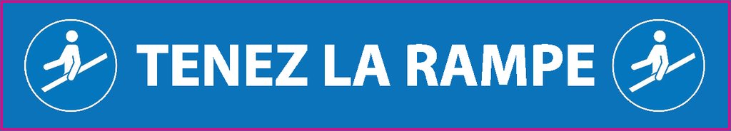 Tenez la rampe - Garde corps lot de 10