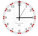 Horloge Ø 28cm personnalisable