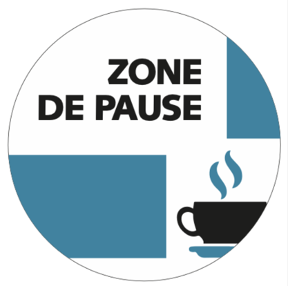 Autocollant Zone de Pause