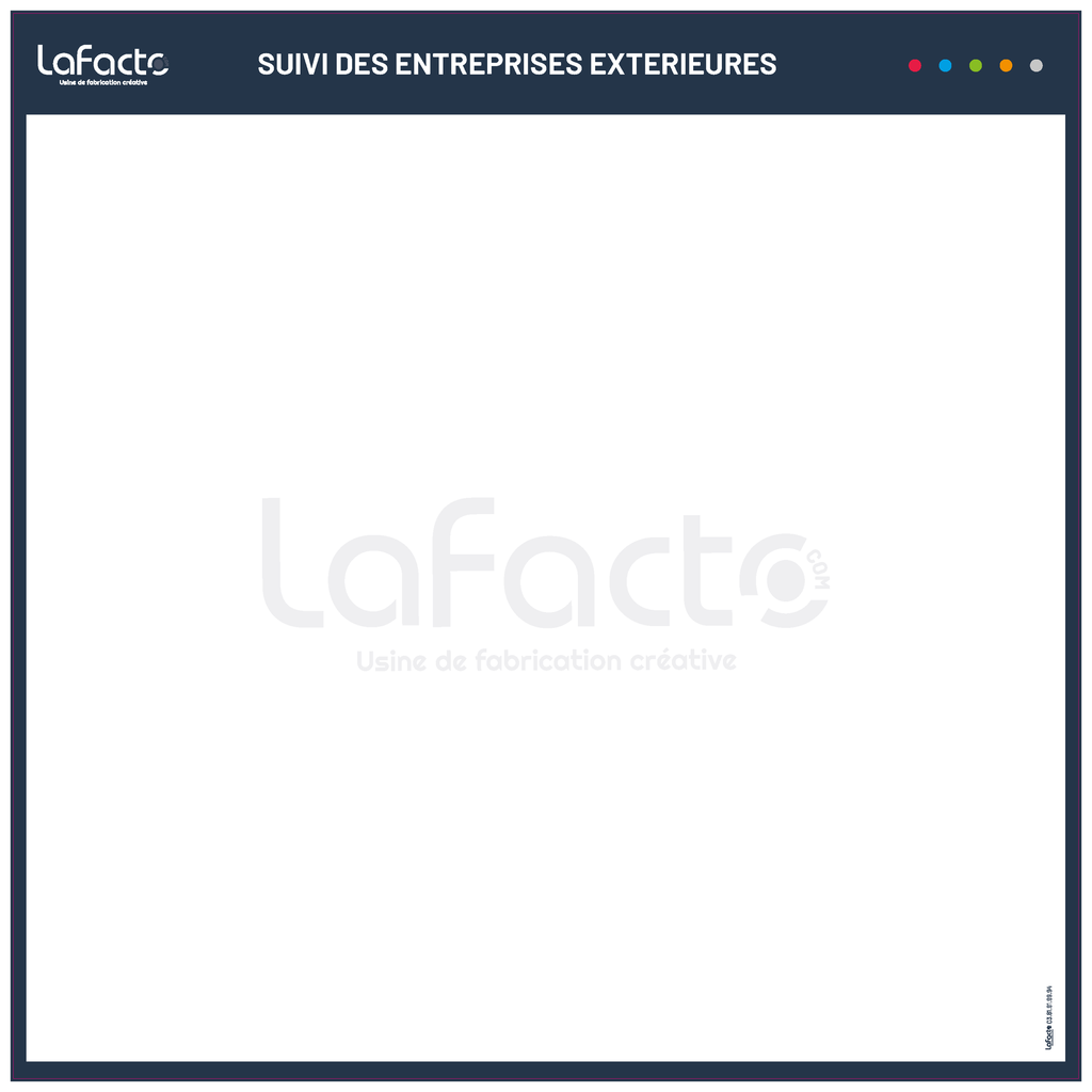 Panneau suivi des entreprises extérieures_plan usine