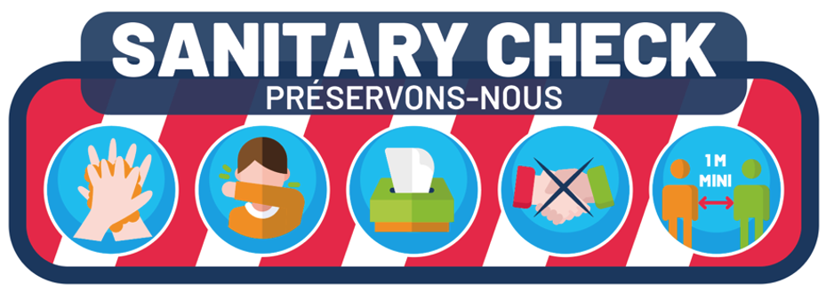 Lot de 10 sanitary check 600x 200 mm