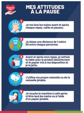 Affiche Mes attitudes à la pause