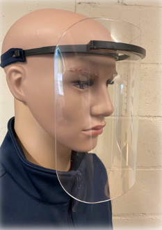 Visière de protection serre tête PETG 1,5 mm