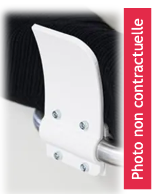 Lot de 10 ouvre porte au coude blanc