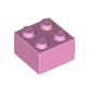 Brick lego 2 x 2 rose