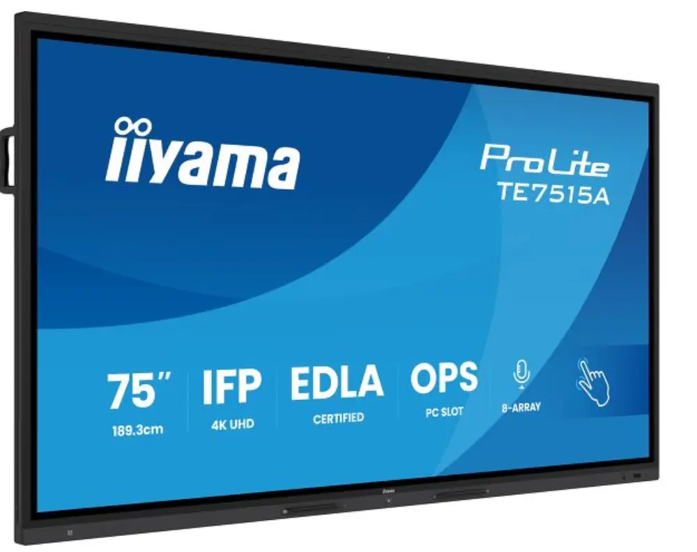 Moniteur 75" tactile interactif 4K UHD Android