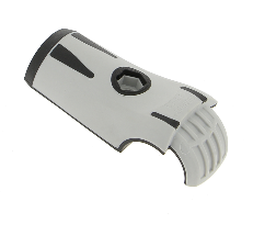 TRILOGIC - Connecteur 1/2 liaison 270° male gris/noir