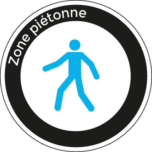 Zone piétonne